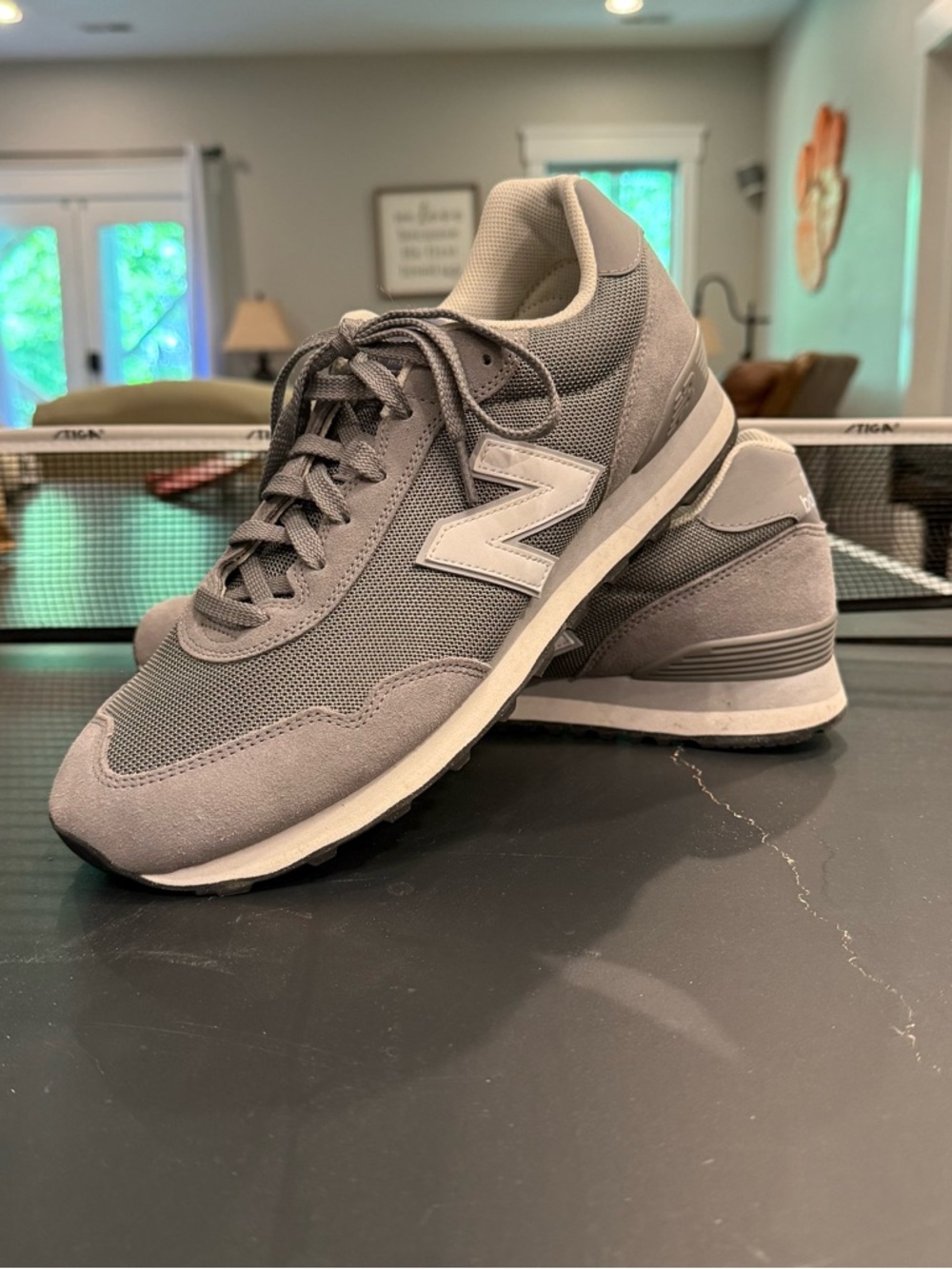 New Balance 515 Classics Men’s Size 12 Grey Running Sneakers Like New